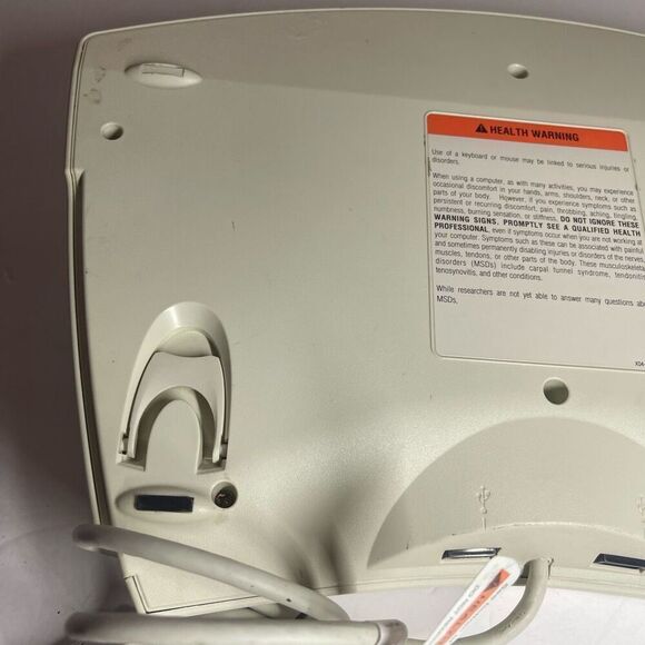 Microsoft Natural Pro Ergonomic USB PS/2 Keyboard Model RT9401 V:5FTW TESTED - Picture 9 of 10